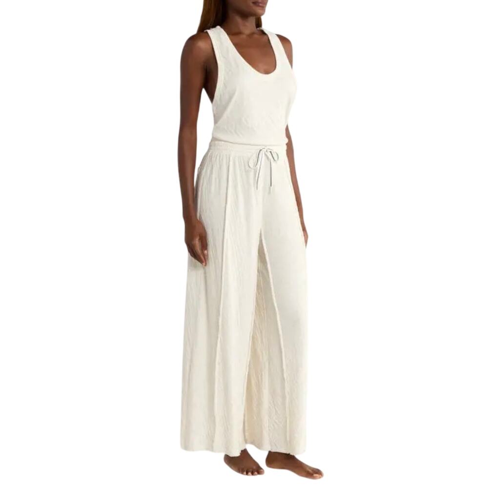 Free People Intimately FP Wide Leg Jumpsuit Women's XS Ivory Sleeveless NWT